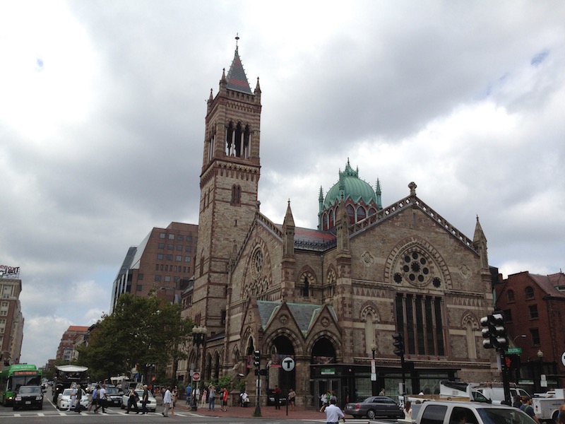 Historic church downtown Boston