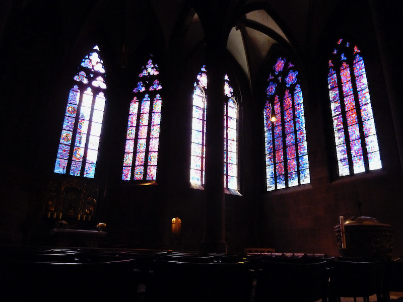 Stained glass windows