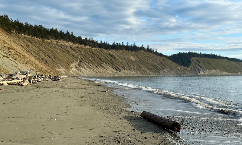 bluffs from beach