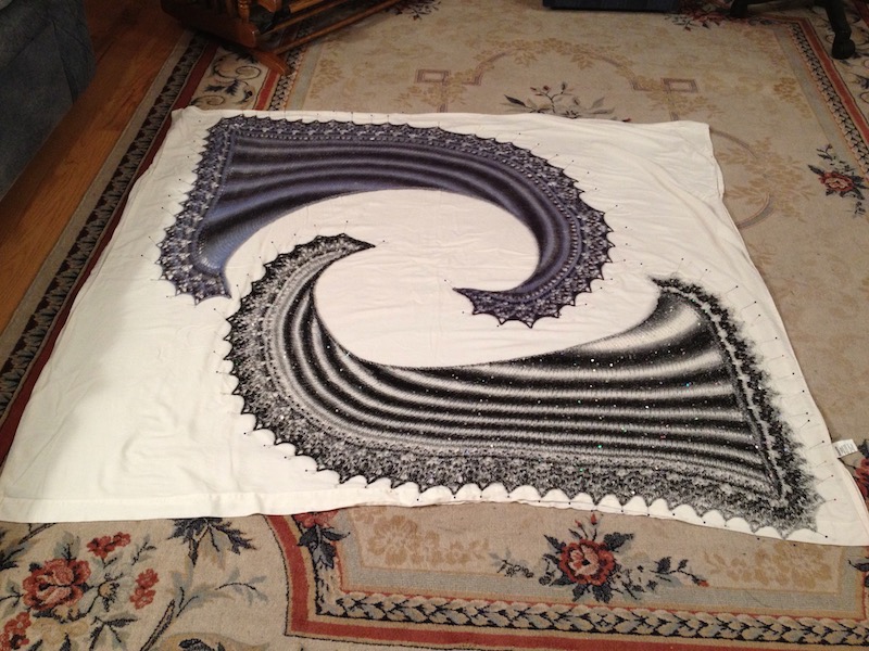 Swirl shawls