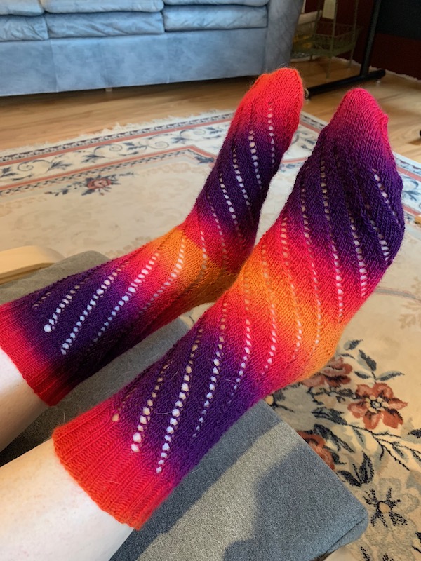 Brilliant swirl socks