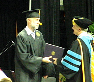 Larry and President Mark Emmert